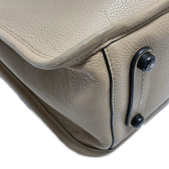 Auth COACH Tyler Carryall C3768 Light Brown Leather - Tote Bag - Picture 4 of 8